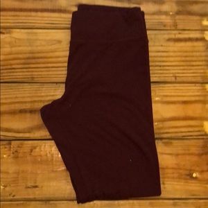 Aerie Plum Cotton Leggings